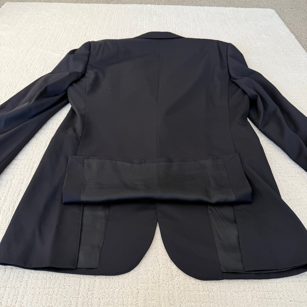 Ralph Lauren Men's Navy Wool Suit Jacket Blazer Size 42L Drop 7 Made in Italy - Picture 12 of 16